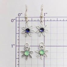 Load image into Gallery viewer, Flower Power Earrings with Colored Gemstones - Custom