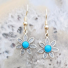 Load image into Gallery viewer, Flower Power Earrings with Colored Gemstones - Custom