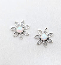 Load image into Gallery viewer, Flower Power Earrings with Colored Gemstones - Custom