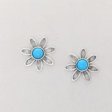 Load image into Gallery viewer, Flower Power Earrings with Colored Gemstones - Custom