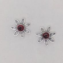 Load image into Gallery viewer, Flower Power Earrings with Colored Gemstones - Custom