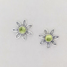 Load image into Gallery viewer, Flower Power Earrings with Colored Gemstones - Custom