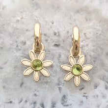 Load image into Gallery viewer, Flower Power Earrings with Colored Gemstones - Custom