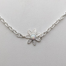 Load image into Gallery viewer, Flower Power Sterling Silver Necklace with Colored Gemstones - Custom