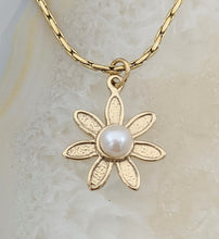 Load image into Gallery viewer, Flower Power Charms or Petite Pendant with Freshwater Pearls