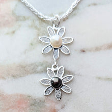Load image into Gallery viewer, Flower Power Drop Pendant with Pearls - Custom