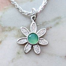 Load image into Gallery viewer, Flower Power Petite Pendant or Charms with Colored Gemstones - Custom