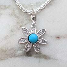 Load image into Gallery viewer, Flower Power Petite Pendant or Charms with Colored Gemstones - Custom