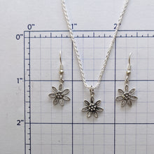 Load image into Gallery viewer, Flower Power Ensemble - Petite Pendant and Matching Earrings