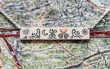 Load image into Gallery viewer, Kitty Cat Icon Bar Necklaces with Heart