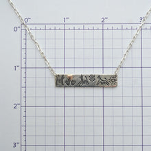 Load image into Gallery viewer, Puppy Dog Icon Bar Necklaces with Heart
