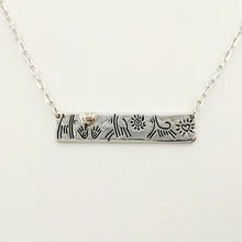 Load image into Gallery viewer, Puppy Dog Icon Bar Necklaces with Heart