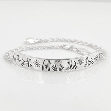 Load image into Gallery viewer, Puppy Dog Icon ID Bracelet with Heart