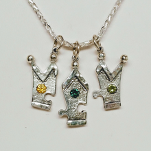 Load image into Gallery viewer, Crown 3 Piece Puzzle Set with Hearts or Faceted Gemstones