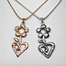 Load image into Gallery viewer, Begin Again Flower Pendant, Charm or Pin
