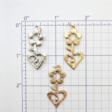 Load image into Gallery viewer, Begin Again Flower Pendant, Charm or Pin