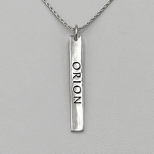 Load image into Gallery viewer, Custom Vertical Bar Pendants