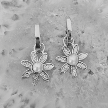Load image into Gallery viewer, Flower Power Earrings with Freshwater Pearls