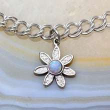 Load image into Gallery viewer, Flower Power Petite Pendant or Charms with Colored Gemstones - Custom