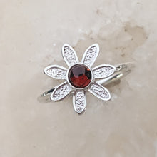 Load image into Gallery viewer, Flower Power Rings with Colored Gemstones - Custom