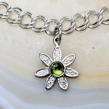 Load image into Gallery viewer, Flower Power Petite Pendant or Charms with Colored Gemstones - Custom