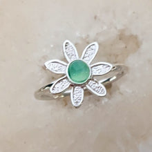 Load image into Gallery viewer, Flower Power Rings with Colored Gemstones - Custom