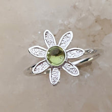 Load image into Gallery viewer, Flower Power Rings with Colored Gemstones - Custom