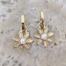 Load image into Gallery viewer, Flower Power Earrings with Freshwater Pearls