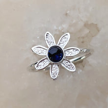 Load image into Gallery viewer, Flower Power Rings with Colored Gemstones - Custom