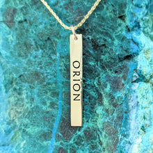 Load image into Gallery viewer, Custom Vertical Bar Pendants