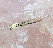 Load image into Gallery viewer, Custom Mini ID Bar Bracelets