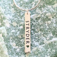 Load image into Gallery viewer, Custom Vertical Bar Pendants