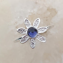 Load image into Gallery viewer, Flower Power Rings with Colored Gemstones - Custom