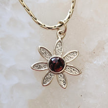 Load image into Gallery viewer, Flower Power Petite Pendant or Charms with Colored Gemstones - Custom