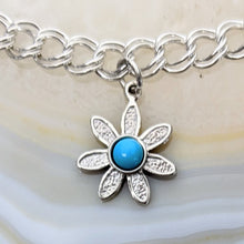 Load image into Gallery viewer, Flower Power Petite Pendant or Charms with Colored Gemstones - Custom