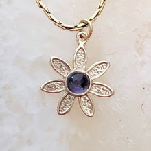 Load image into Gallery viewer, Flower Power Petite Pendant or Charms with Colored Gemstones - Custom