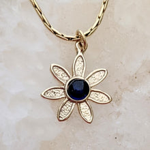 Load image into Gallery viewer, Flower Power Petite Pendant or Charms with Colored Gemstones - Custom