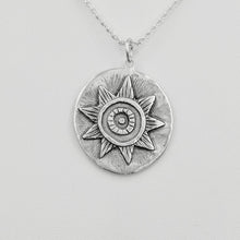 Load image into Gallery viewer, Celestial Zia Sun and Moon Reversible Pendant