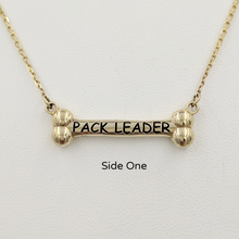 Load image into Gallery viewer, Dog Bone Pack Leader /Alpha Bitch Reversible Necklace