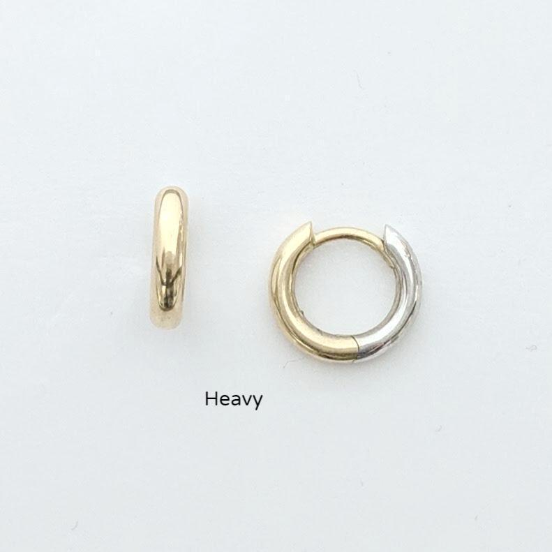 Huggie Earrings - Hinged Loops