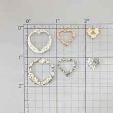 Load image into Gallery viewer, Heart Coin - Middle Open Heart Charm for the 3 Piece Set