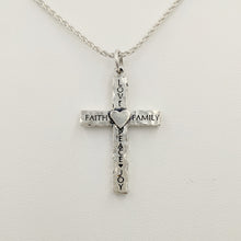 Load image into Gallery viewer, Inspirational Reversible Cross Pendant