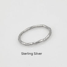 Load image into Gallery viewer, Stacking Rings Organic Texture