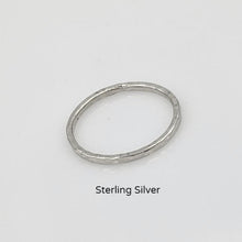 Load image into Gallery viewer, Stacking Rings Hammered Texture