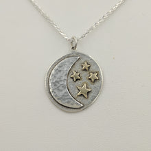 Load image into Gallery viewer, Celestial Zia Sun and Moon Reversible Pendant