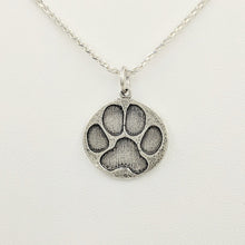 Load image into Gallery viewer, Puppy Dog Paw Print Pendant