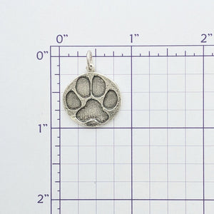 Puppy Dog Paw Print Pendant