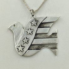 Load image into Gallery viewer, American Peace Dove Pendant or Pin