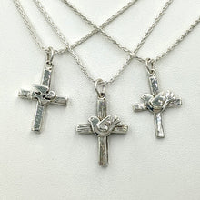 Load image into Gallery viewer, Cross with Symbolic Icons - Sterling Silver