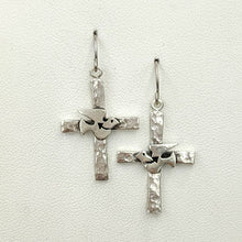 Load image into Gallery viewer, Cross Earrings with Symbolic Icons